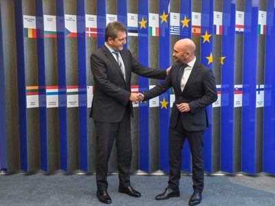 Sergio Massa se reunió con embajadores de la Unión Europea para reforzar vínculos económicos