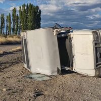 Fuerte accidente sobre la ruta 234, cerca de Junín de los Andes