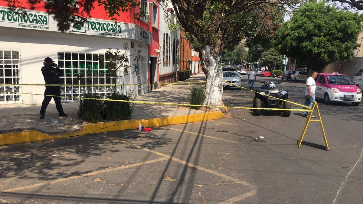 Zona donde Rodrigo fue atropellado, en la colonia Clavería