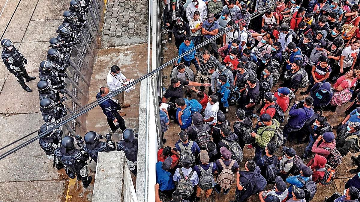 Sin paso a migrantes