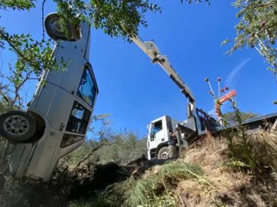 Una familia de San Martín de los Andes se salvó de milagro tras caer a un barranco