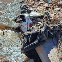 Imágenes exclusivas: los puentes de Bahía Blanca cedieron y la ciudad se partió en dos
