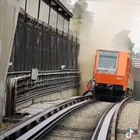 Conato de incendio en la estación Coyuya del Metro (Video)