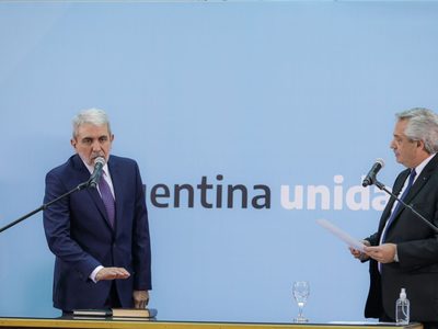 El presidente designó al nuevo interventor de YCRT, tras la salida de Aníbal Fernández