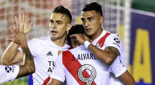Borré, Suárez y Álvarez. Fuente: (Instagram)