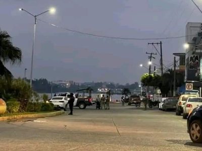 Abandonan cuatro cadáveres en pleno centro de Tuxpan, Veracruz