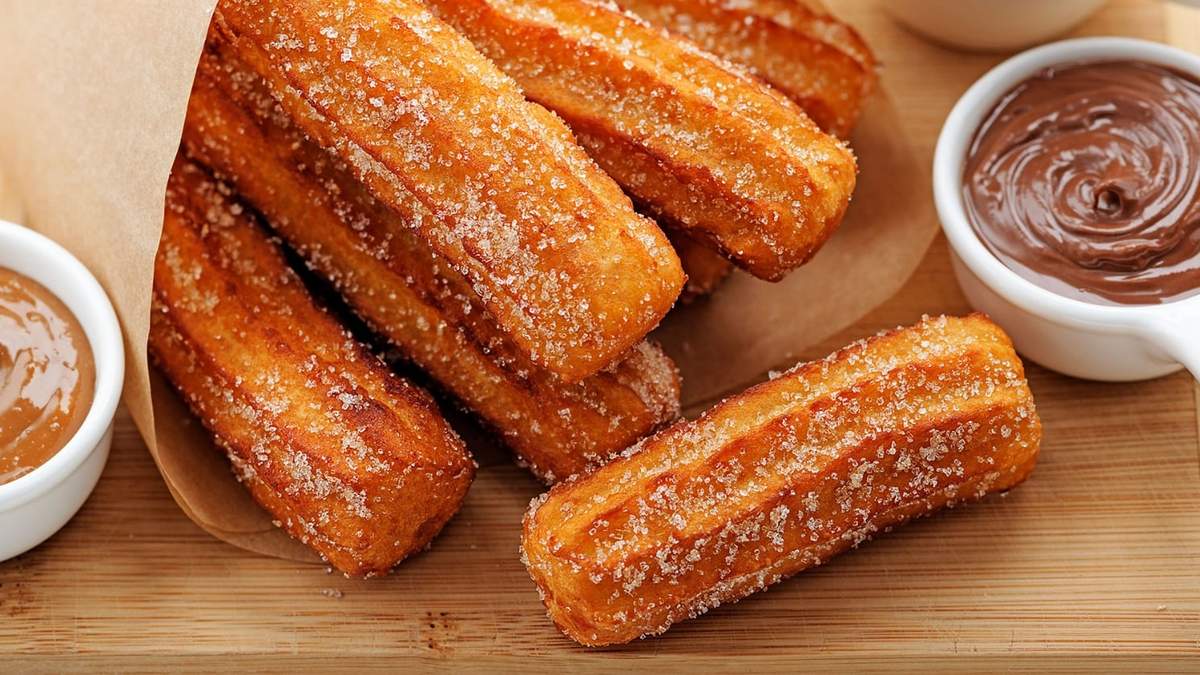 Churros caseros para el invierno. Fuente: (Facebook)