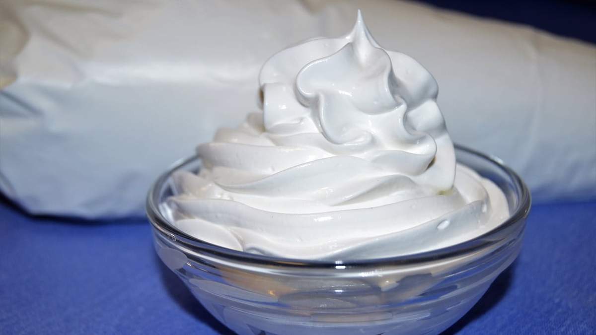 Merengue sin huevos. Fuente: (Instagram).