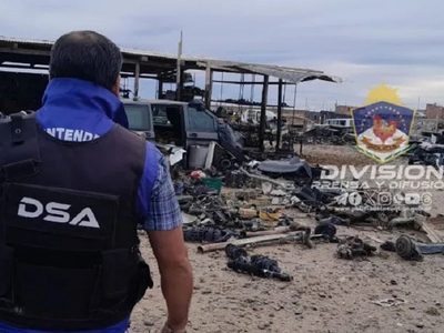 La policía detuvo a una persona en Neuquén y secuestró autopartes de vehículos robados