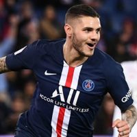 Los festejos de Mauro Icardi por el título con el PSG