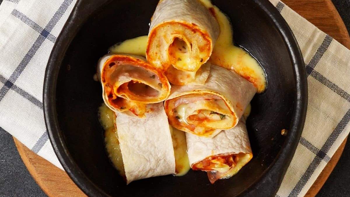 Rollitos de pizza. Fuente: (Instagram)