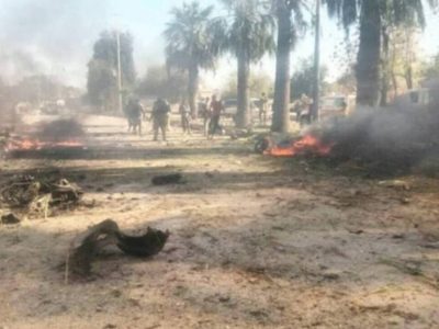 Mueren 18 soldados en un atentado con bomba contra un autobús militar en Damasco