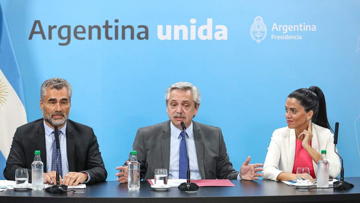 Vanoli, Fernández y Volnovich. Fuente: (Casa Rosada)