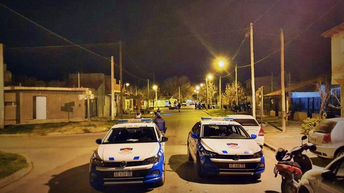 Enfrentamiento con un fallecido en Neuquén Capital. Fuente: (Twitter)