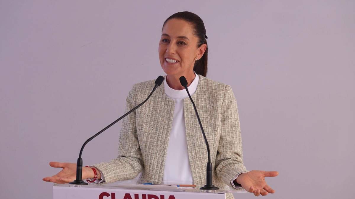 Claudia Sheinbaum, virtual presidenta electa, encabezó la conferencia de prensa en la Casa de Transición