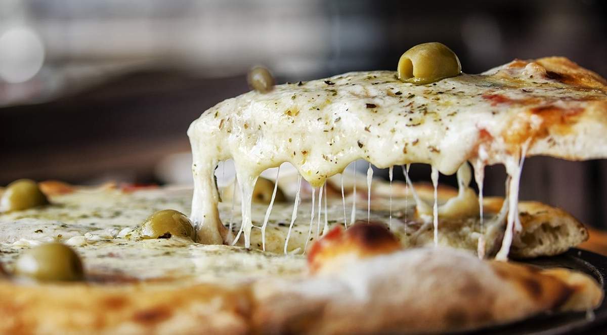 Pizza. Fuente: (Instagram)
