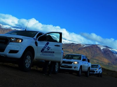 Operarios de la DPV realizaron operativos en Zapala y Villa El Chocón