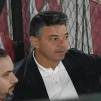 Lo vivió de cerca: Gallardo quedó sorprendido por el doblete de una figura de la Reserva de River