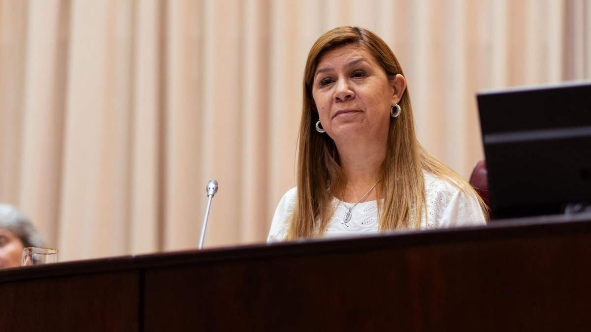 Gloria Ruiz rechazó la decisión de la legislatura. Fuente: (X)