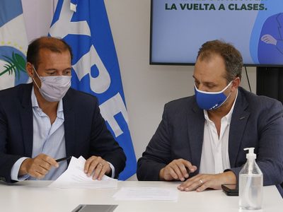 Omar Gutiérrez respaldó el convenio de YPF destinado a beneficiar a los trabajadores de la educación