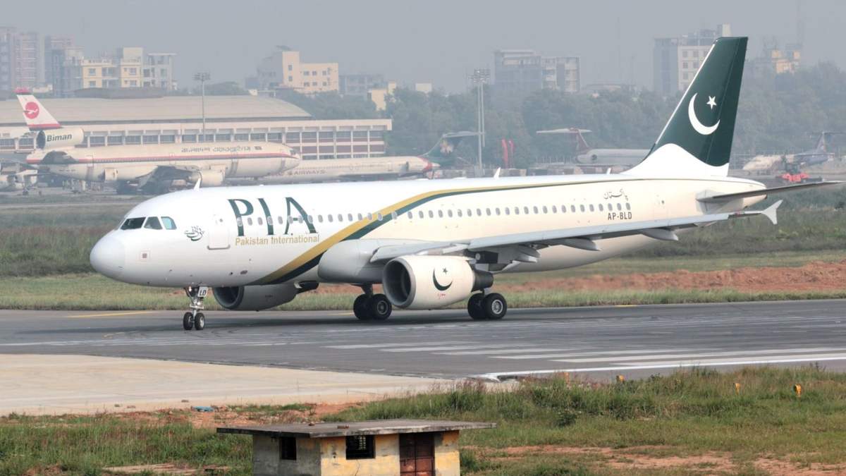Avión pakistaní. Fuente: (Twitter)