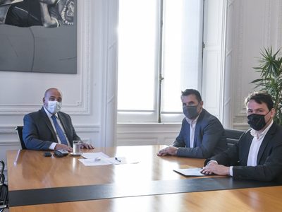 Darío Martínez se reunió con Juan Manzur en Casa Rosada