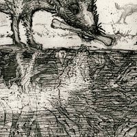 Los trazos del artista