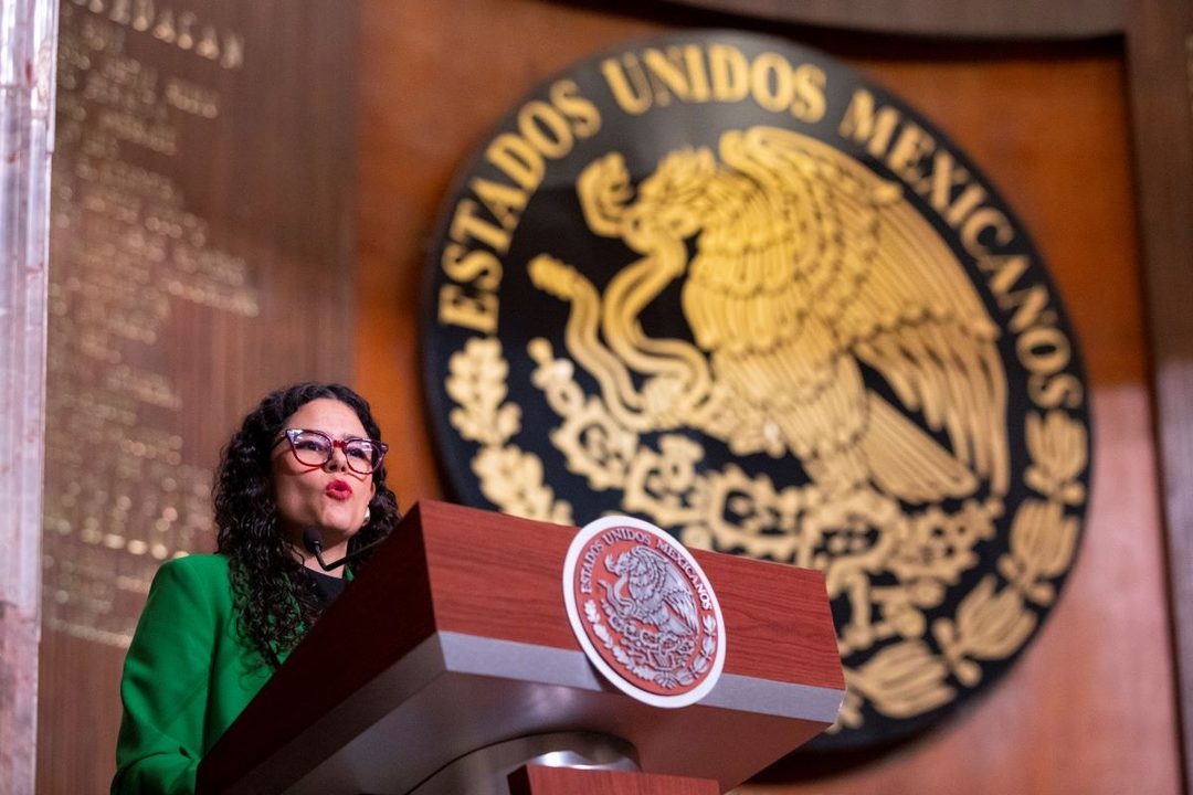 Luisa María Alcalde acude a la celebración del 107 aniversario de la promulgación de la Constitución de 1917 en Querétaro