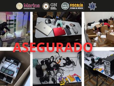 Aseguran call center clandestino en Ecatepec; lo relacionan a extorsiones y fraudes bancarios