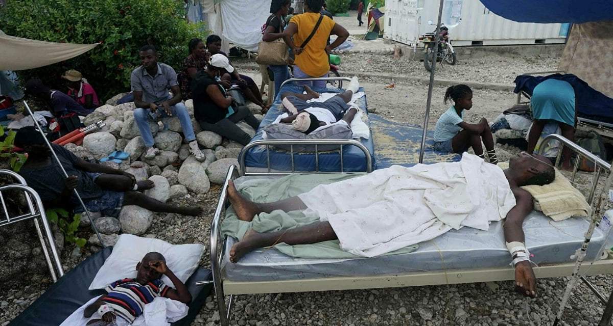 El terremoto ocurrió el 14 de agosto. Fuente: (Twitter)