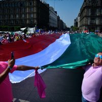 La marea se tornó rosa... y también tricolor