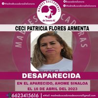 Ceci Flores, madre buscadora de Sonora está desaparecida; subió a una patrulla