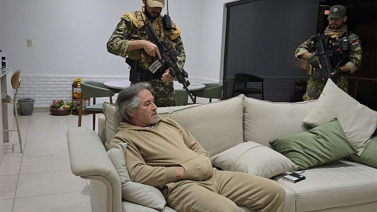 Hernán Bermúdez Requena, alias “Comandante H” o “El Abuelo”, detenido en Paraguay.