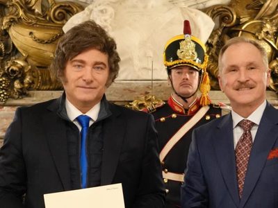 Javier Milei recibió al embajador estadounidense Peter Lamelas en pleno conflicto en Medio Oriente