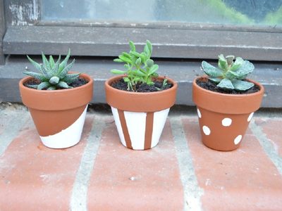 Con 2 cosas baratas y fáciles de conseguir: creá esto tan lindo para decorar macetas, con estilo Pinterest