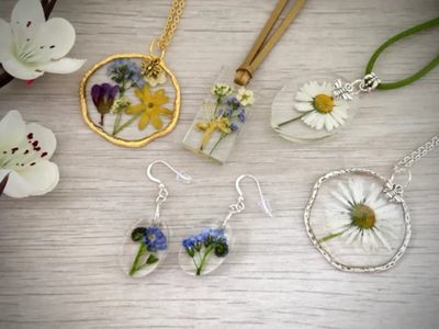Distinguite sin gastar plata: creá tus propios aros con las hojas y flores de tus plantas