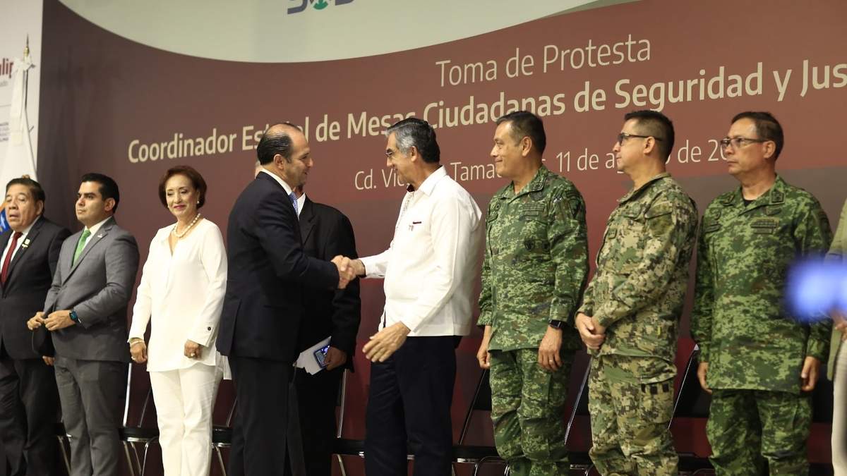 Tamaulipas, ejemplo de éxito; abajo de la media nacional en todos los delitos: coordinador de Mesas Ciudadanas de Seguridad y Justicia