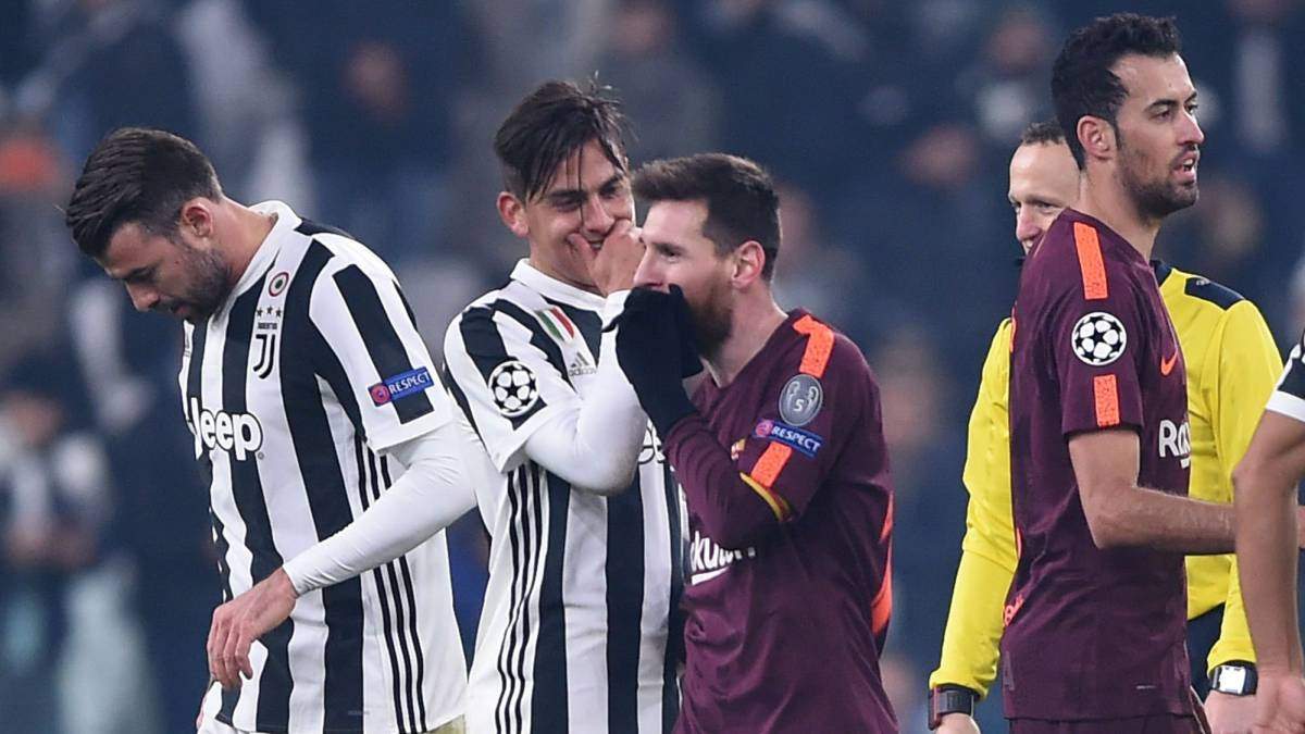Juventus - Barcelona. Fuente: (Twitter).
