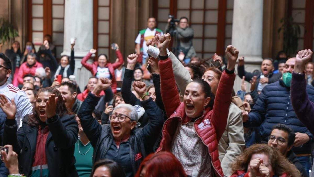 Sheinbaum en la celebración