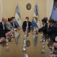 Empresarios mineros se reunieron con Sergio Uñac en San Juan