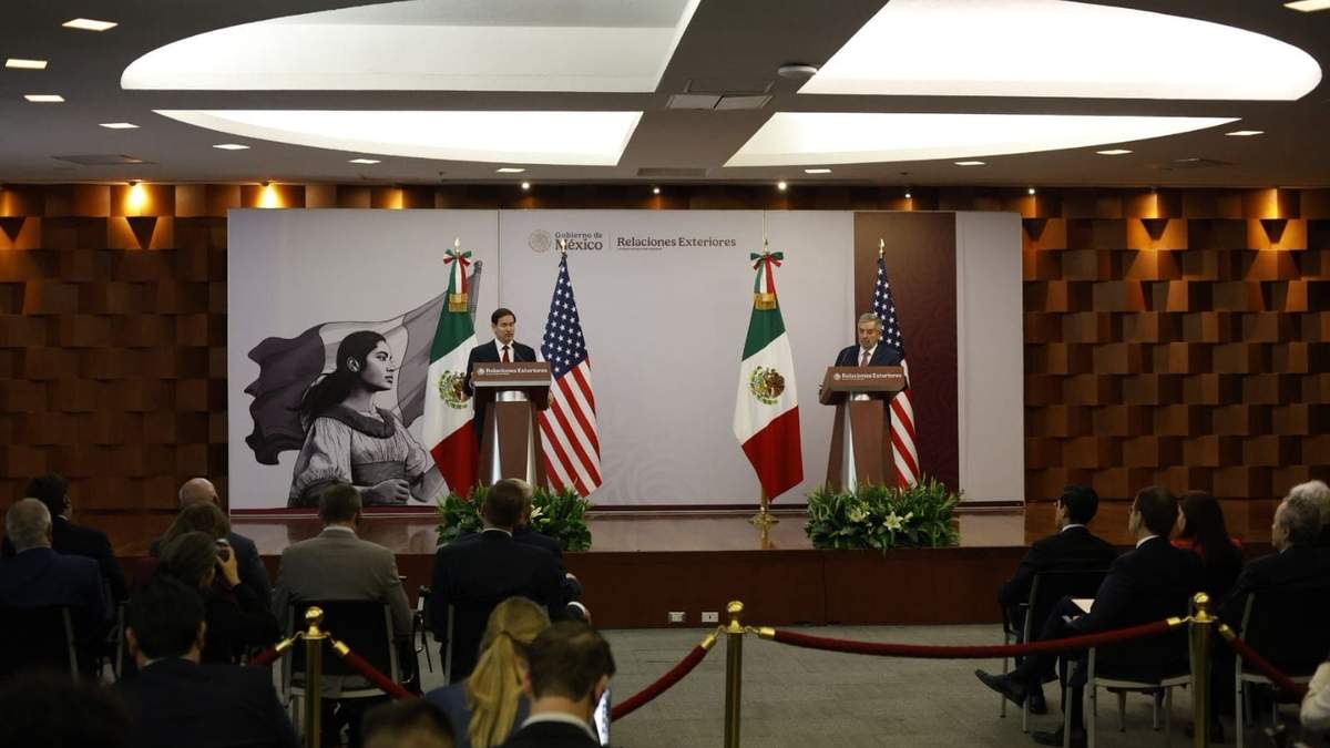 Marco Rubio y Juan Ramón de la Fuente
