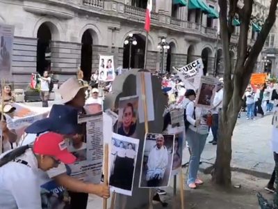 Madres buscadoras exigen a funcionarios de Puebla que “dejen de simular”
