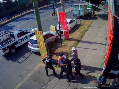 Policías capitalinos intentan detener a René Vallarta, excuñado de Florence Cassez (Video)