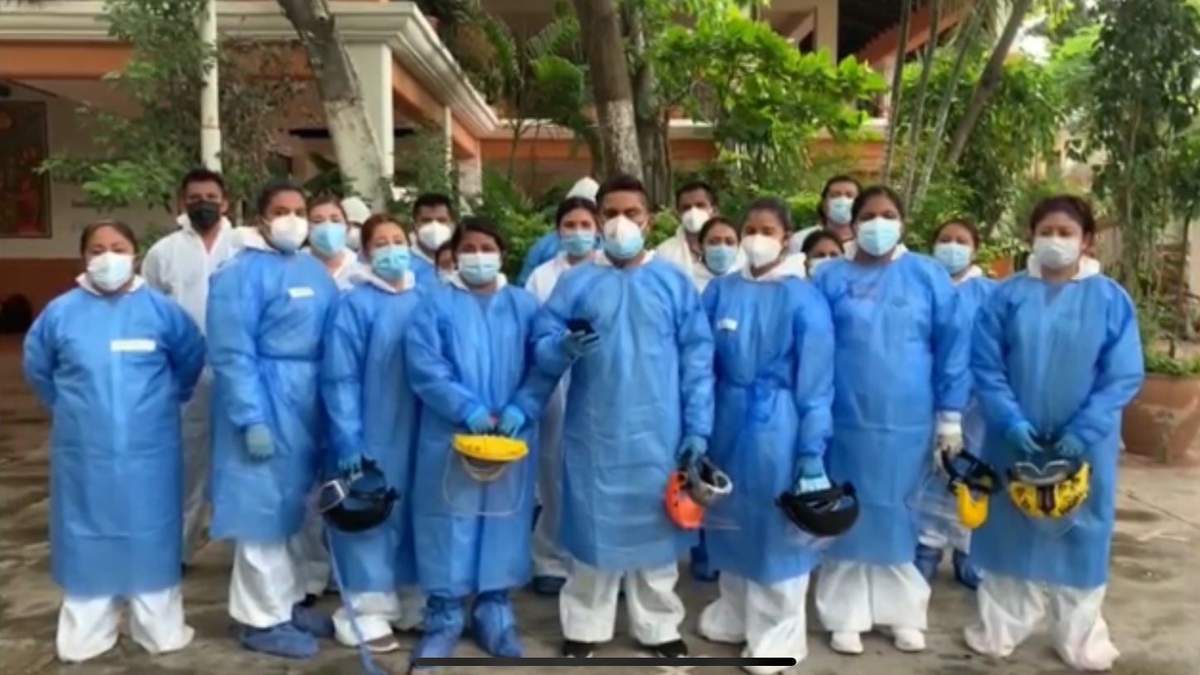 Los médicos del Hospital Covid de Juchitán