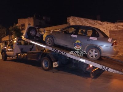 Efectivos de la Policía recuperaron un auto robado
