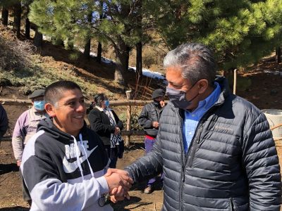 Tras las PASO, Rolando Figueroa arrancó con su gira provincial