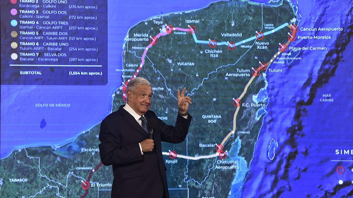 El presidente López Obrador