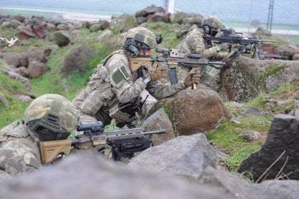 Militares turcos en el norte de Siria