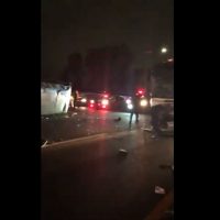 Colisión entre unidades de transporte público en la México-Pachuca deja un muerto y 15 heridos (Video)