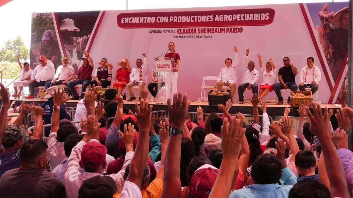 Gira de Sheinbaum por Yucatán